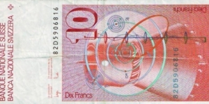 Banknote from Switzerland