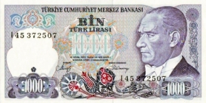 1000 Lira Banknote