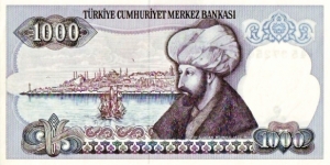 Banknote from Turkey