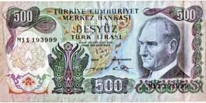 500 Lira Banknote