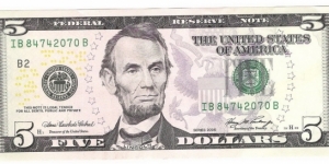 5 Dollars Banknote