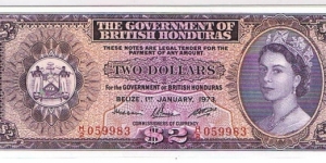 BRITISH HONDURAS Banknote