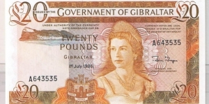 20 pounds Banknote