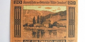 AUSTRIA NOTGELD 20 HELLER Banknote