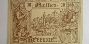 AUSTRIAN NOTGELD 10 HELLER Banknote