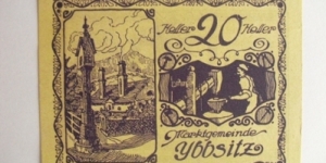 AUSTRIAN NOTGELD 20 HELLER Banknote