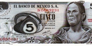 5 Pesos Banknote