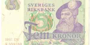 5 Kronor Banknote