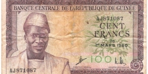 100 Francs Banknote