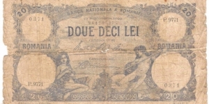 20 Lei(Kingdom of Romania) Banknote