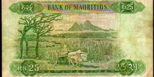 Banknote from Mauritius