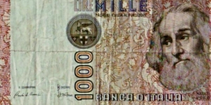 1000 Lire Banknote