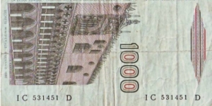 Banknote from Italy