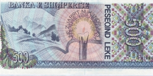 Banknote from Albania