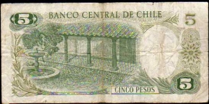 Banknote from Chile