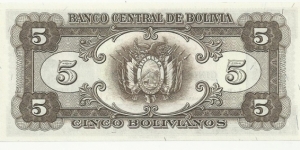 Banknote from Bolivia