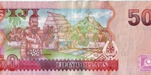 Banknote from Fiji