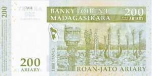 Banknote from Madagascar