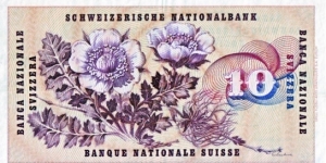 Banknote from Switzerland