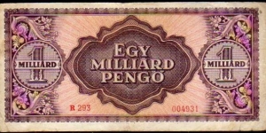 Banknote from Hungary