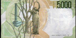 Banknote from Italy