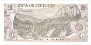 Banknote from Austria