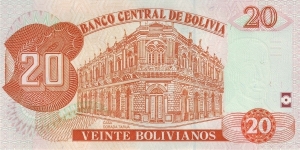 Banknote from Bolivia