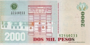 Banknote from Colombia