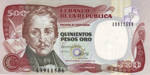  500 Pesos Banknote