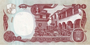 Banknote from Colombia