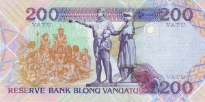 Banknote from Vanuatu