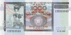  1000 Francs Banknote