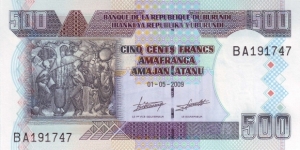  500 Francs Banknote