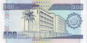 Banknote from Burundi