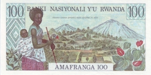 Banknote from Rwanda