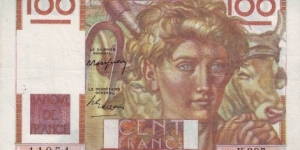  100 Francs Banknote