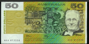 1990 $0 note. WAA prefix - first of the 'W' series.  Banknote