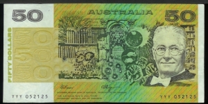 1990 $50 note. Solid prefix YYY. Nice note in EF Banknote