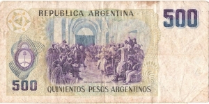 Banknote from Argentina