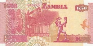 Banknote from Zambia