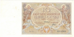 10 Zloty(Interbellum Period) Banknote