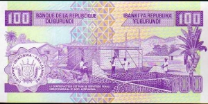 Banknote from Burundi