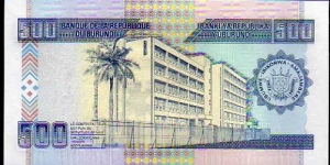 Banknote from Burundi