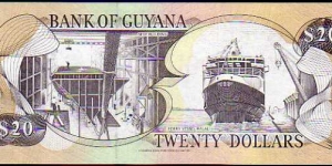 Banknote from Guyana