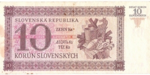 Banknote from Slovakia