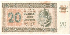 Banknote from Slovakia