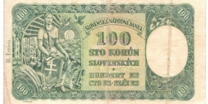 Banknote from Slovakia