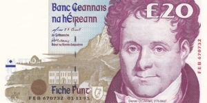 Ireland P77b (20 pounds 1/11-1995) Banknote