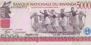  5000 Francs Banknote