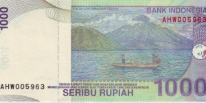 Banknote from Indonesia